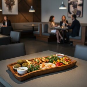 Rectangular Wavy Serving Tray