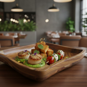 Square Wavy Serving Tray
