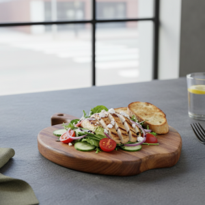 Apple Wooden Serving and Cutting Board